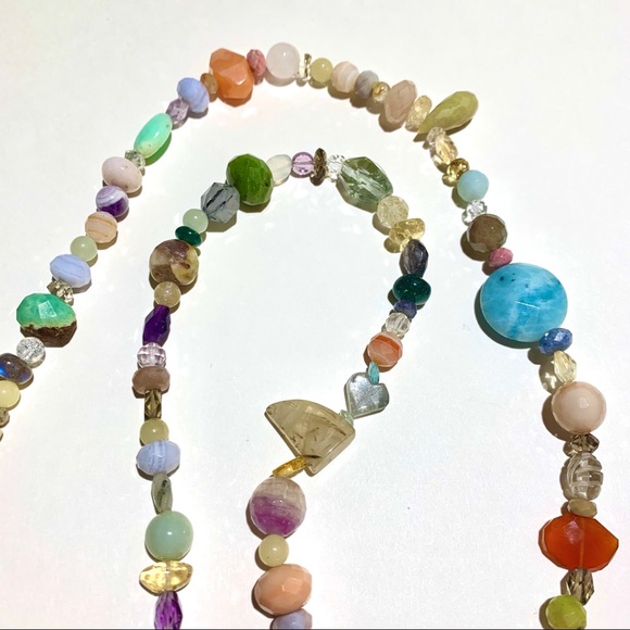 New: Semi Precious Stones Original Necklace - Picture 11 of 16